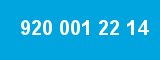 920 001 22 14